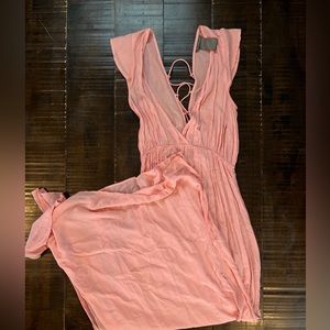Vince Camuto Swim Cover Pink with tassel